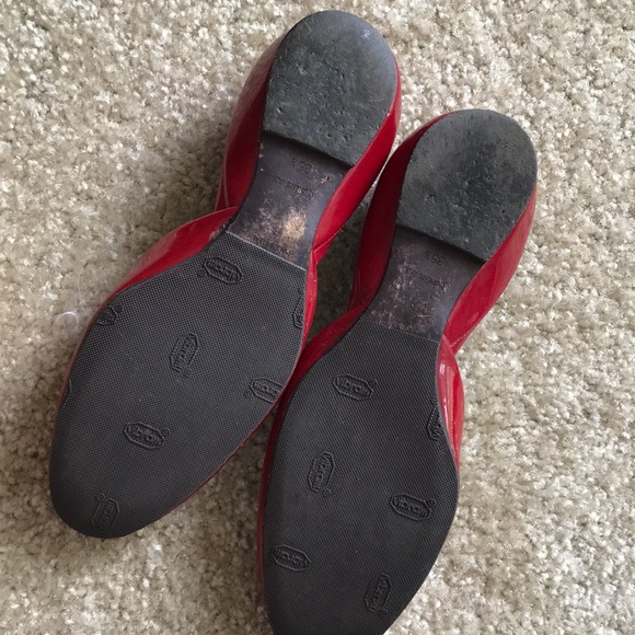 Roger vivier red chips patent leather flats - Picture 7 of 8